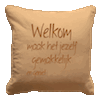 welkom kussen